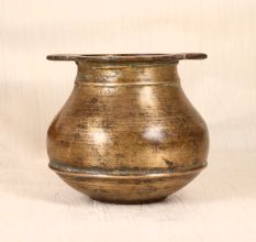 South Indian Handcrafted Holy Water Pot Made of Finest Brass