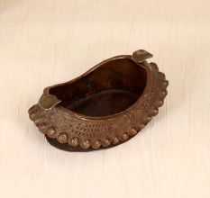 Handmade High-Quality Brass Ashtray in Vintage Finish