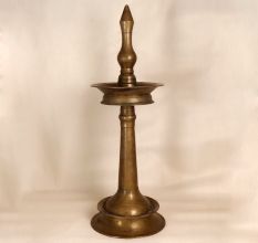 High-Quality Brass South Indian Oil Lamp for Prayer Room