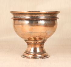 Beautiful Copper Handmade Pot in Vintage Finish for Decor