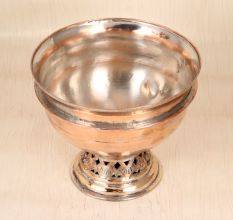 Shiny Handmade Premium Copper Pot for Flower Decoration