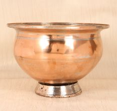Islamic Art Handmade Copper Bowl in Vintage Finish