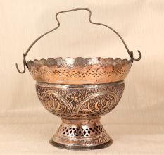 Islamic Art Beautiful Copper Bucket for Vintage Collection