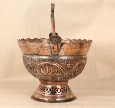 Islamic Art Beautiful Copper Bucket for Vintage Collection