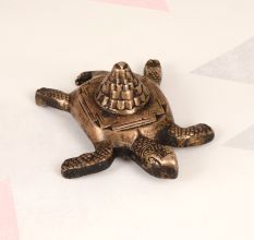 Handmade Holy Finest Brass Lakshmi Turtle Yantra for Prayer Room