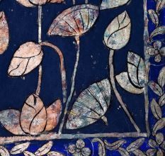 Pichwai Art of Lord Krishna on Cloth for Prayer Room