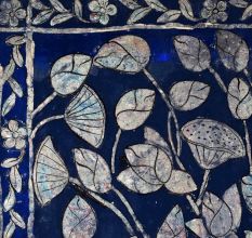 Pichwai Art of Lord Krishna on Cloth for Prayer Room
