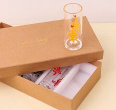 Transparent Shot Glasses for Decoration in Set of 6