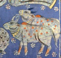 Pichwai Art Lord Krishna Golconda Art Painting for Home Decor Wall Art