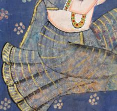 Pichwai Art Lord Krishna Golconda Art Painting for Home Decor Wall Art