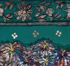 Beautifully Painted Cloth Pichwai Painting of Lord Krishna for Decor