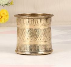 Vintage High-Quality Brass Panchpatra Pot for Hindu Rituals