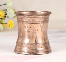 Premium Copper Handmade Panchpatra Pot for Hindu Rituals
