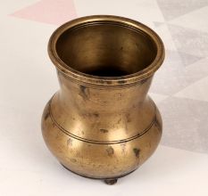 South Indian Finest Brass Panchpatra Water Pot for Decoration