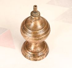 Traditional Handcrafted Brass Oil Lamp from Central India