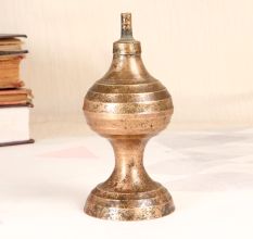 Traditional Handcrafted Brass Oil Lamp from Central India