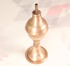 Vintage Finest Quality Brass Oil Lamp from Central India