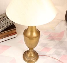 Handmade Finest Brass Electric Lamp for Home Decoration