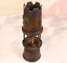 English Art Handmade Brass Oil Lamp for Home Decoration