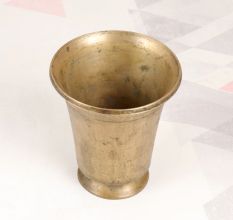 Indian Handmade Holy Brass Water Cup for Hindu Rituals
