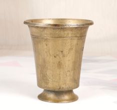 Indian Handmade Holy Brass Water Cup for Hindu Rituals