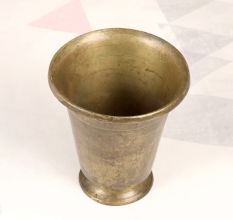 Vintage Handcrafted Brass Holy Panchpatra Cup for Decoration