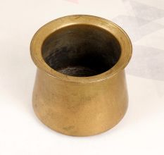 Traditional South Indian Brass Holy Panchpatra Pot for Rituals