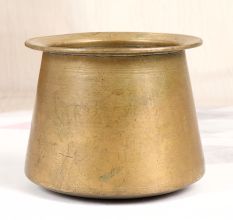 Traditional South Indian Brass Holy Panchpatra Pot for Rituals