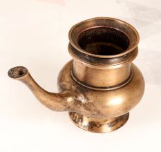 Indian Beautiful Finest Brass Holy Water Pot for Prayer Room