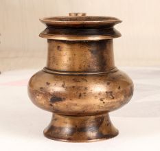 Indian Beautiful Finest Brass Holy Water Pot for Prayer Room