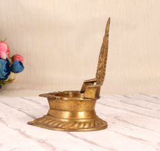 Handmade High-Quality Brass Oil Lamp for Prayer Room