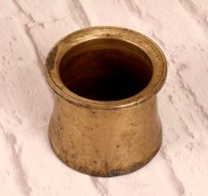 Vintage Handmade Holy Panchpatra Pot Made of Finest Brass