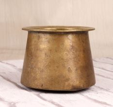 Handcrafted South Indian Holy Panchpatra Pot Made of Brass