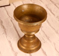 Handmade South Indian Brass Holy Water Cup for Decoration