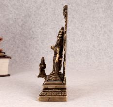 Vintage Antique Finish Brass Ram Darbar for Prayer Room