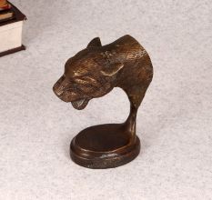 Handmade Finest Brass Tiger Paper Weight in English Art