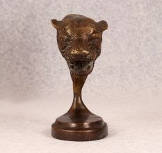 Handmade Finest Brass Tiger Paper Weight in English Art