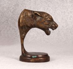 Handmade Finest Brass Tiger Paper Weight in English Art