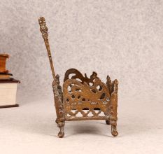 Handmade Holy Brass Lord Krishna Bed for Prayer Room