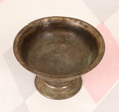 Indian Vintage Brass Holy Kumkum Cup for Prayer Room