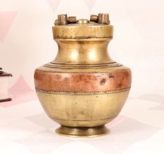 Indian Finest Brass Holy Ganga Jali Pot for Hindu Rituals