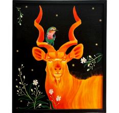 Elistar (The Chosen Star) Oil Canvas Painting By Natasha Harshit Guliani 60 x 50 cm