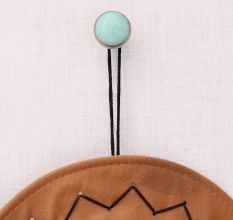 Sea Green Crackle Ceramic Wall Hook