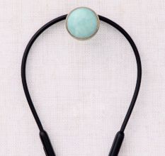 Sea Green Crackle Ceramic Wall Hook