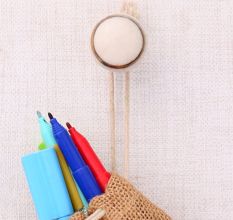 Cream Crackle Ceramic Wall Hook