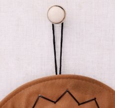 Cream Crackle Ceramic Wall Hook