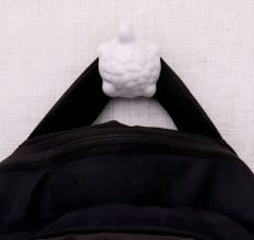 White Tortoise Ceramic Wall Hook
