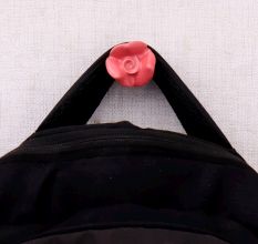Pink Small Rose Ceramic Wall Hook