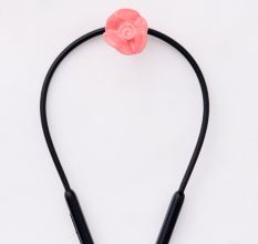 Pink Small Rose Ceramic Wall Hook