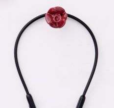 Cherry Small Rose Ceramic Wall Hook